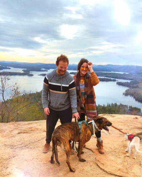 dog friendly, dog hiking, squam lake NH lakes region 